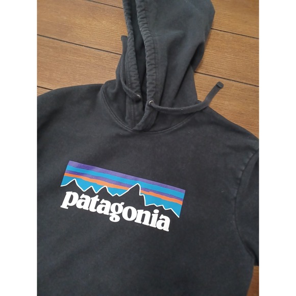 Patagonia Regular Fit Mens Black Medium Uprisal Hoodie Sweatshirt Long Sleeve - Picture 1 of 7